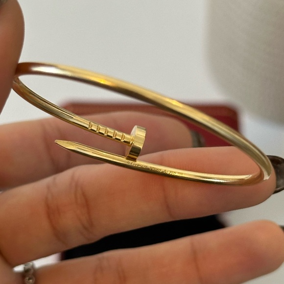 Cartier Juste un Clou Bracelet Yellow Gold Small Size 15 - Picture 7 of 8